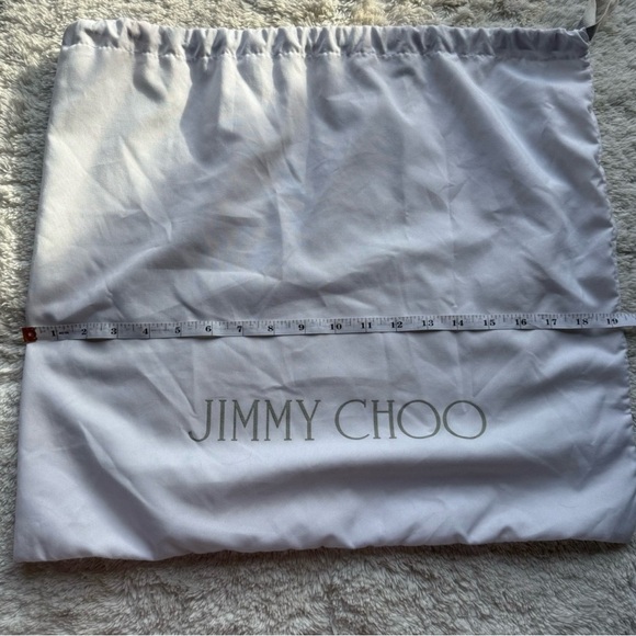 Jimmy Choo White Drawstring Bag - Picture 3 of 6